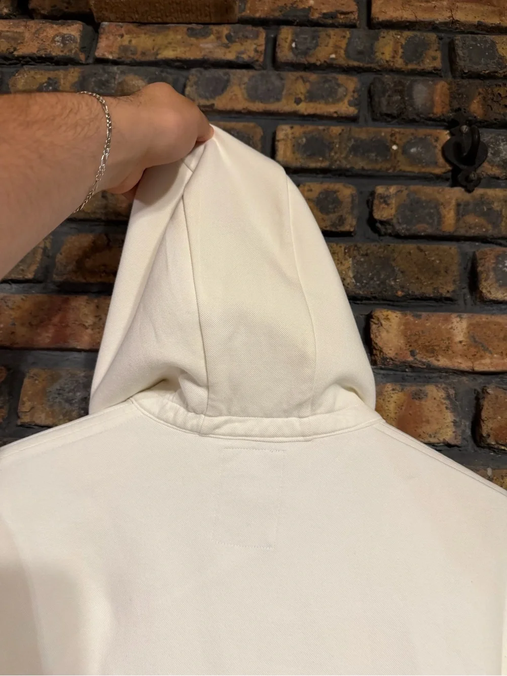 Relwen Zip Up Hoodie Sweatshirt Huckberry White Cream Mens Large Pullover Active